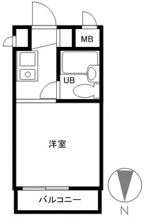 スカイコート下高井戸【7階】の間取り