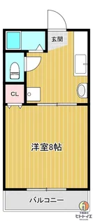 忠見コーポII【2階】の間取り