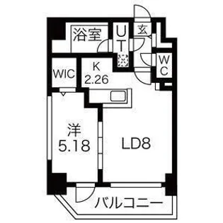アークネスト円山【4階】の間取り