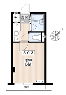 マデーナ駒込【3階】の間取り