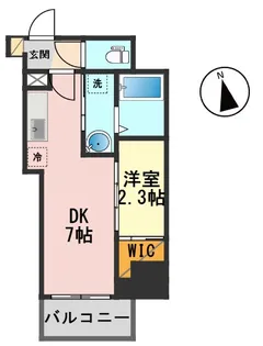 プロスタイルウェルス新小岩【2階】の間取り