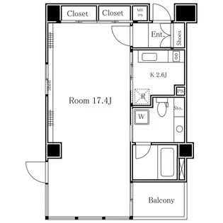 エルスタンザ代官山【8階】の間取り