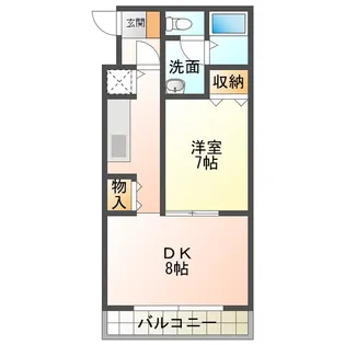 ジェイステージ苫小牧I【4階】の間取り