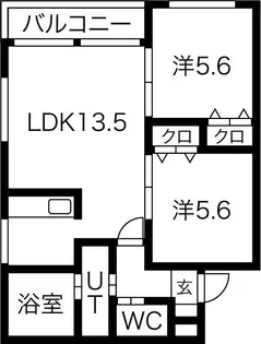 Prescelto手稲本町【3階】の間取り