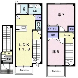 シャンメゾンS&Y【2階】の間取り