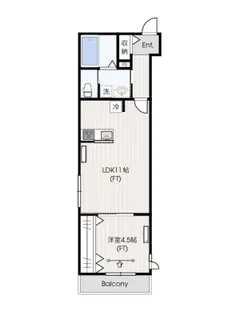 String Roll(ストリングロール)【2階】の間取り
