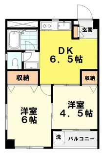 幸眞ビル【1階】の間取り