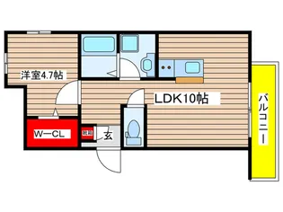 青葉と春色のフェリーチェ【3階】の間取り