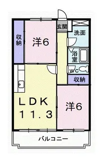 あかねランド【3階】の間取り
