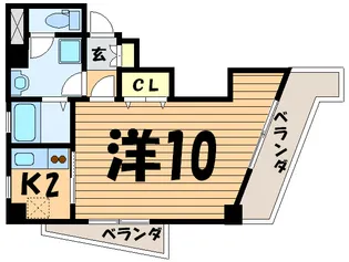 ARALIA COURT【4階】の間取り