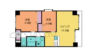 しゃとれ利府【6階】の間取り