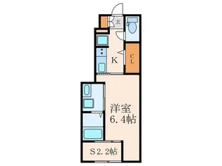 プレミール宇佐【1階】の間取り