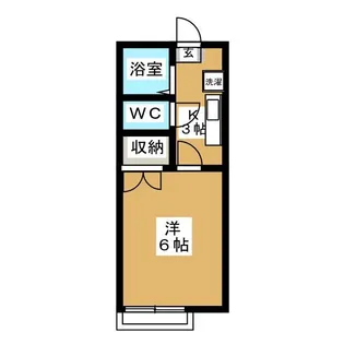 エスポワール壱番館【1階】の間取り