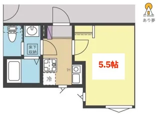 コモリベルタ【1階】の間取り