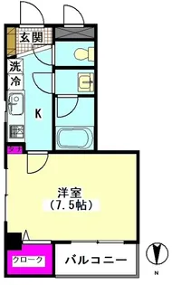 サンセールK&M【2階】の間取り