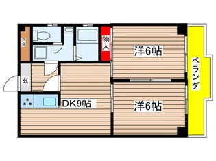 マイン塩釜【3階】の間取り