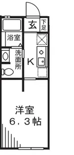 アーバンハウスII【1階】の間取り