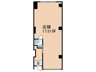 ニュースカイ青葉【1階】の間取り