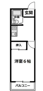 草間ビル2【5階】の間取り