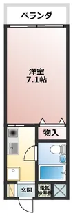 グレイスフル山本【3階】の間取り