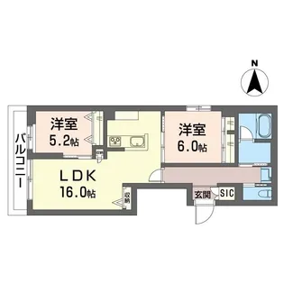 アルストラーレ【3階】の間取り