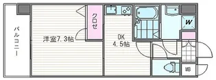 ピュアドーム高宮イースト【6階】の間取り