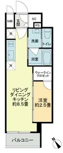 ザ・ライオンズフォーシア今池【3階】の間取り