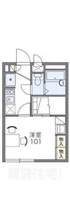 レオパレスエトワール【1階】の間取り