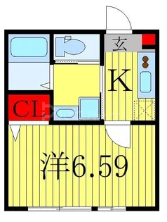 プレジール柏【1階】の間取り