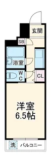 ロマネスク京都・丹波口【3階】の間取り