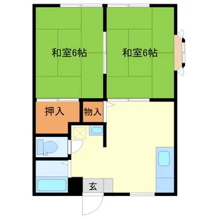 サンビレッジ美浦【2階】の間取り