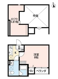 アクアリンピア【1階】の間取り