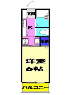 コンフォート津田沼【2階】の間取り
