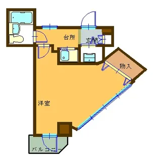 いづみマンション一ツ橋【2階】の間取り
