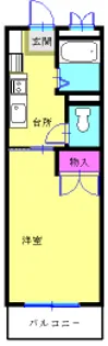 プレミール野比【1階】の間取り