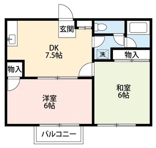クロノス浅間町【2階】の間取り