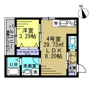 AJ春日部【3階】の間取り