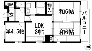 アルビス寺本2号棟【2階】の間取り