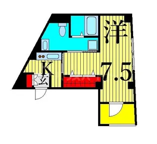 b`CASA Otakebashi Ave.【3階】の間取り