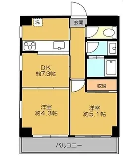 コンフォート目白台【4階】の間取り
