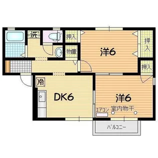 ドミール・シン B【2階】の間取り