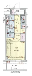 プレサンス新大阪ストリーム【10階】の間取り