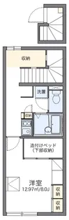 レオパレス上吉田【2階】の間取り