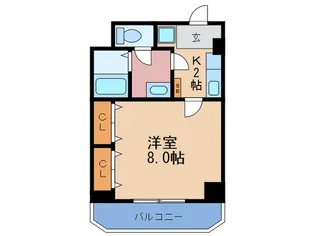 東天満Gマンション【3階】の間取り
