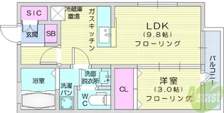 カサヴェルデ弐番館【2階】の間取り