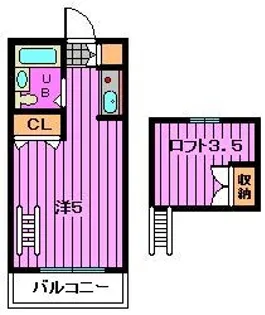 クリエイト西川口第3【1階】の間取り