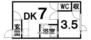 リバティBOX A【1階】の間取り