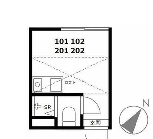 DecorMaison中目黒【2階】の間取り
