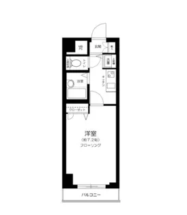 ヴェルト新宿【5階】の間取り