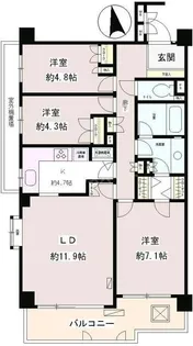 要町ガーデンハイツ【2階】の間取り